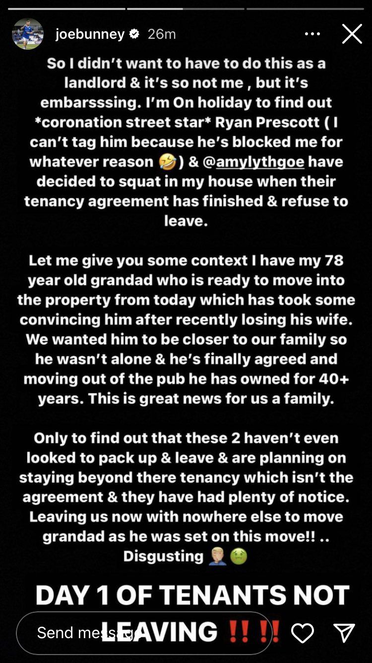 Joe Bunney Instagram