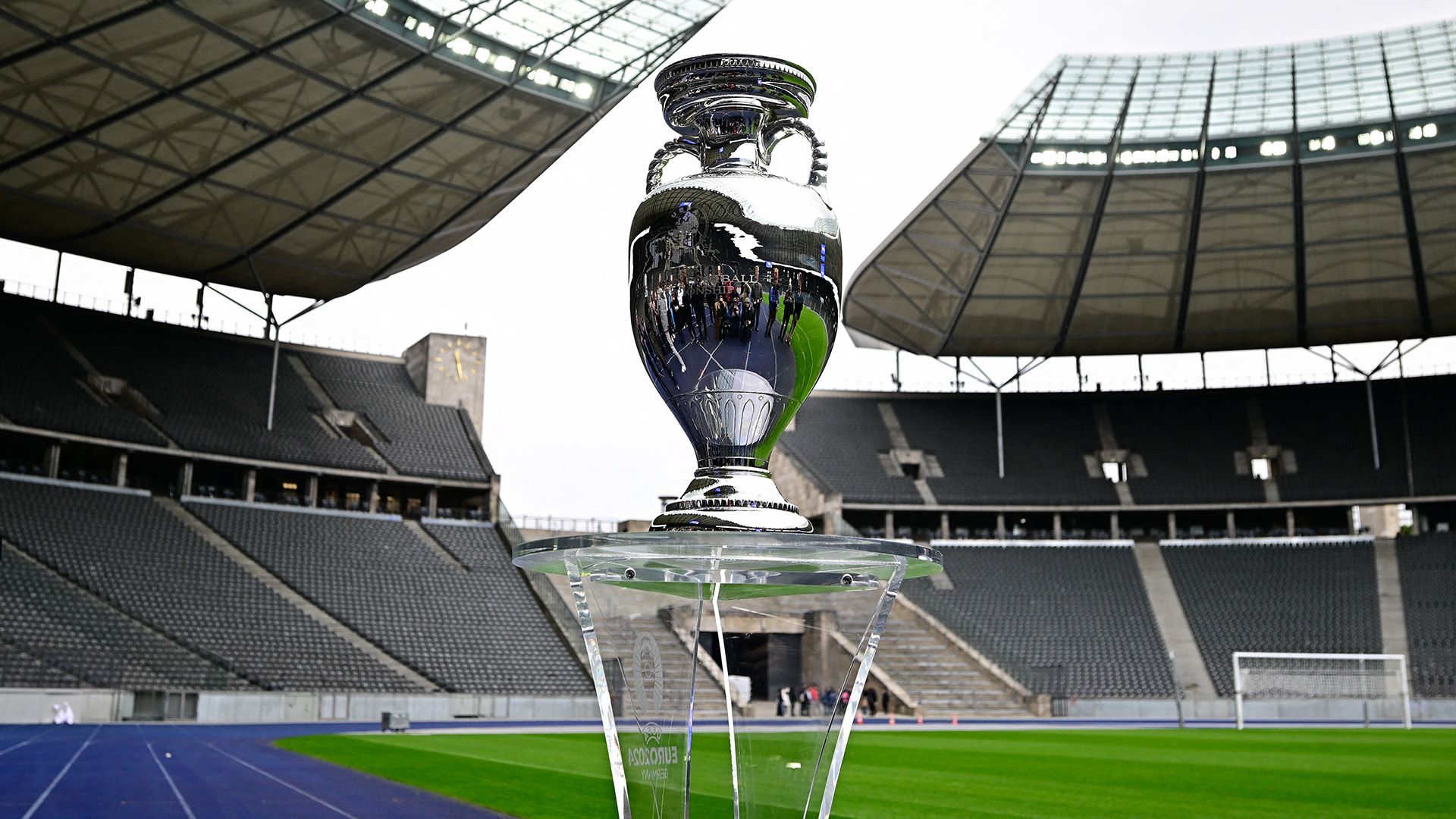 Troféu da Eurocopa em Berlim