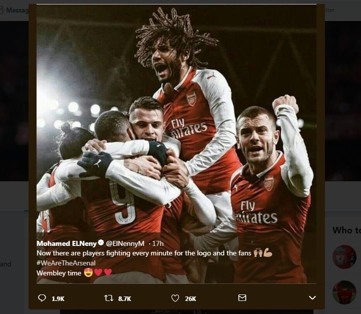 Mohamed ELNeny tweet