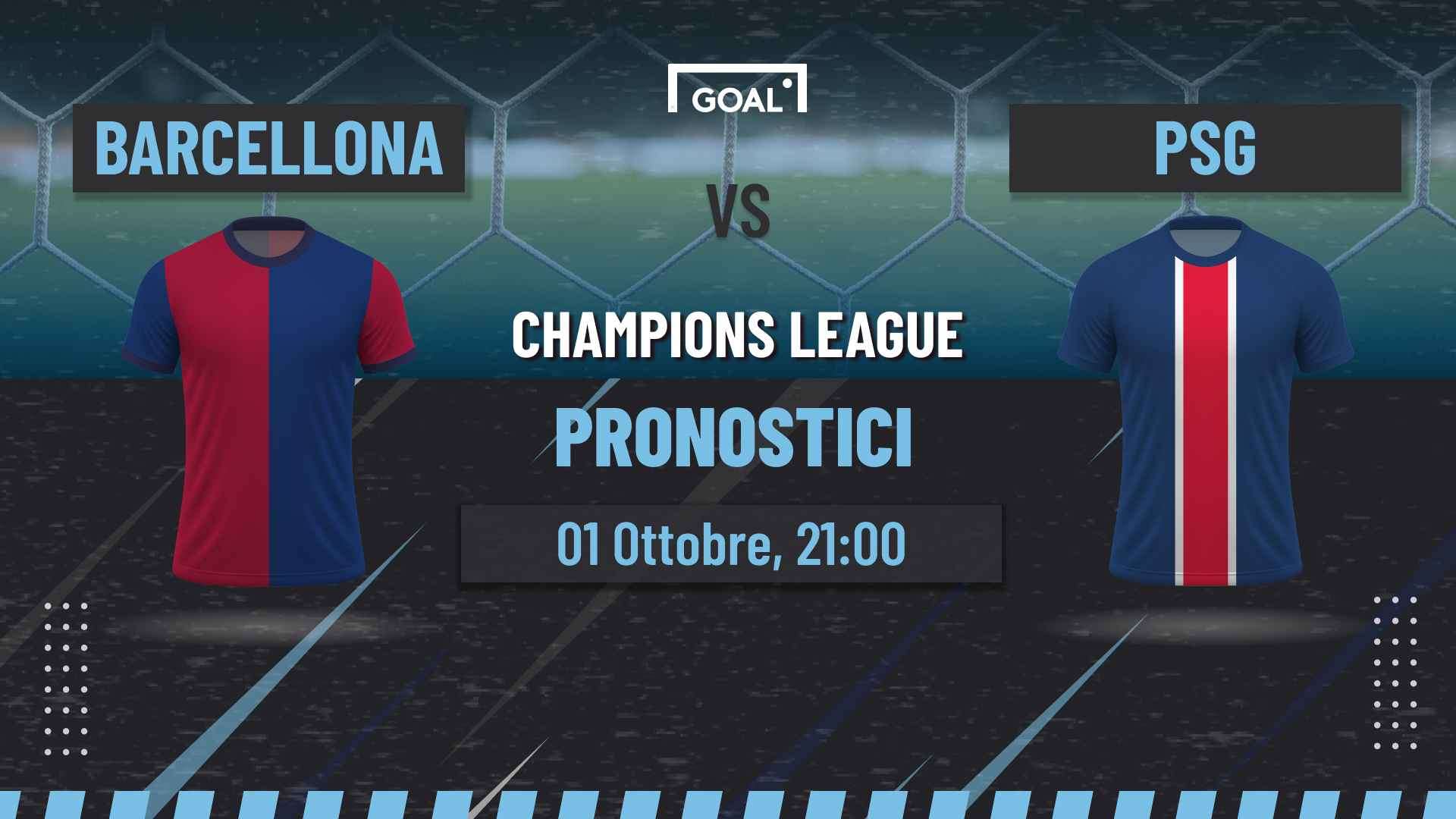 pronostici Barcellona - PSG