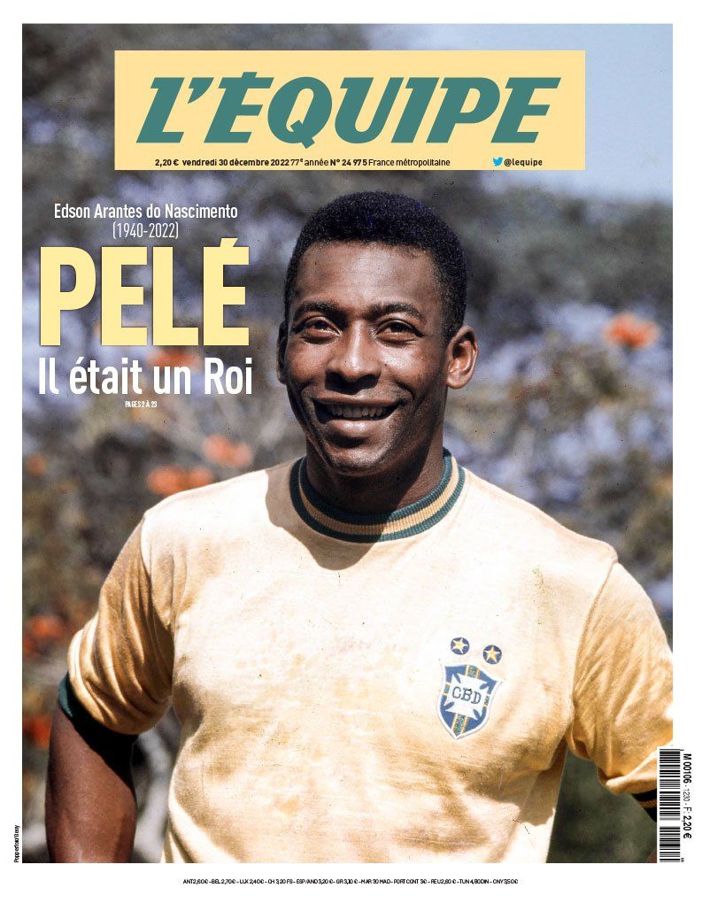 Portada L'Equipe Pelé