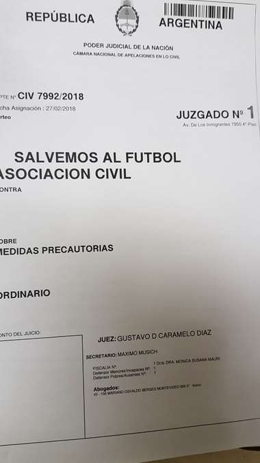 Salvemos al Futbol Supercopa Argentina