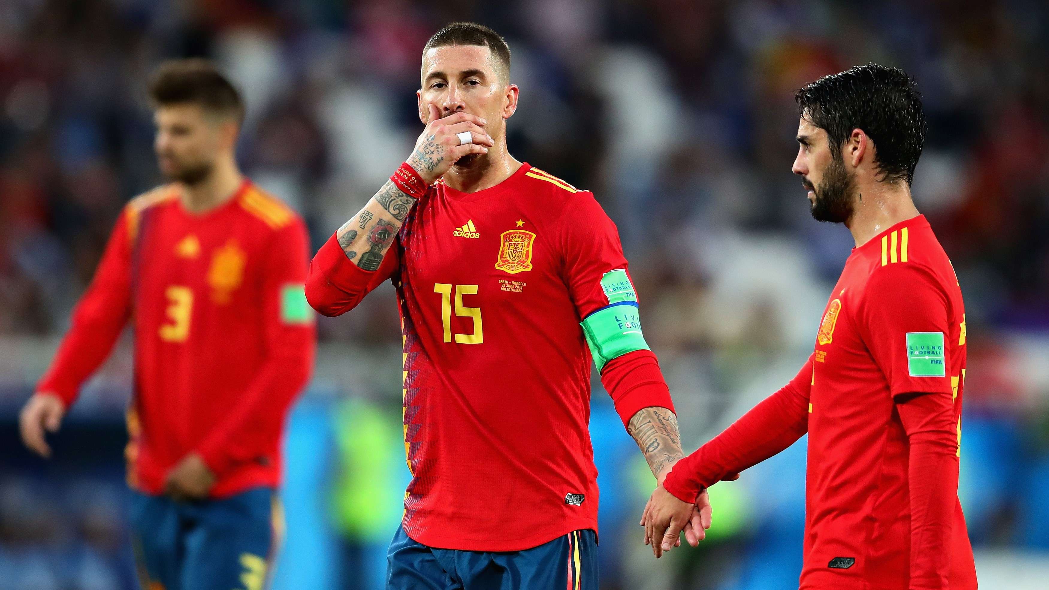 Sergio Ramos Isco Alarcon Spain Morocco España Portugal 25062018