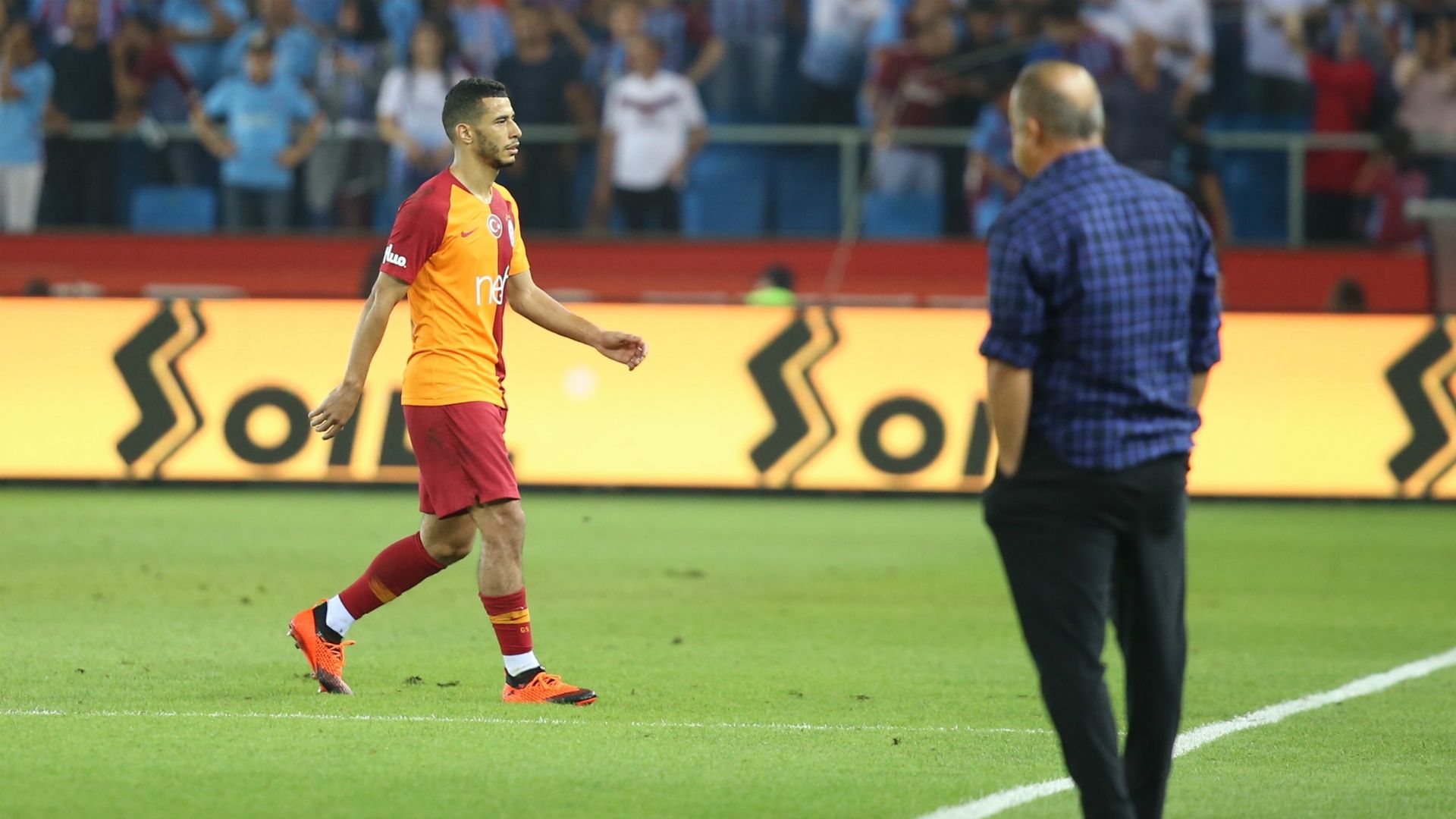 Younes Belhanda Fatih Terim Galatasaray 08012018