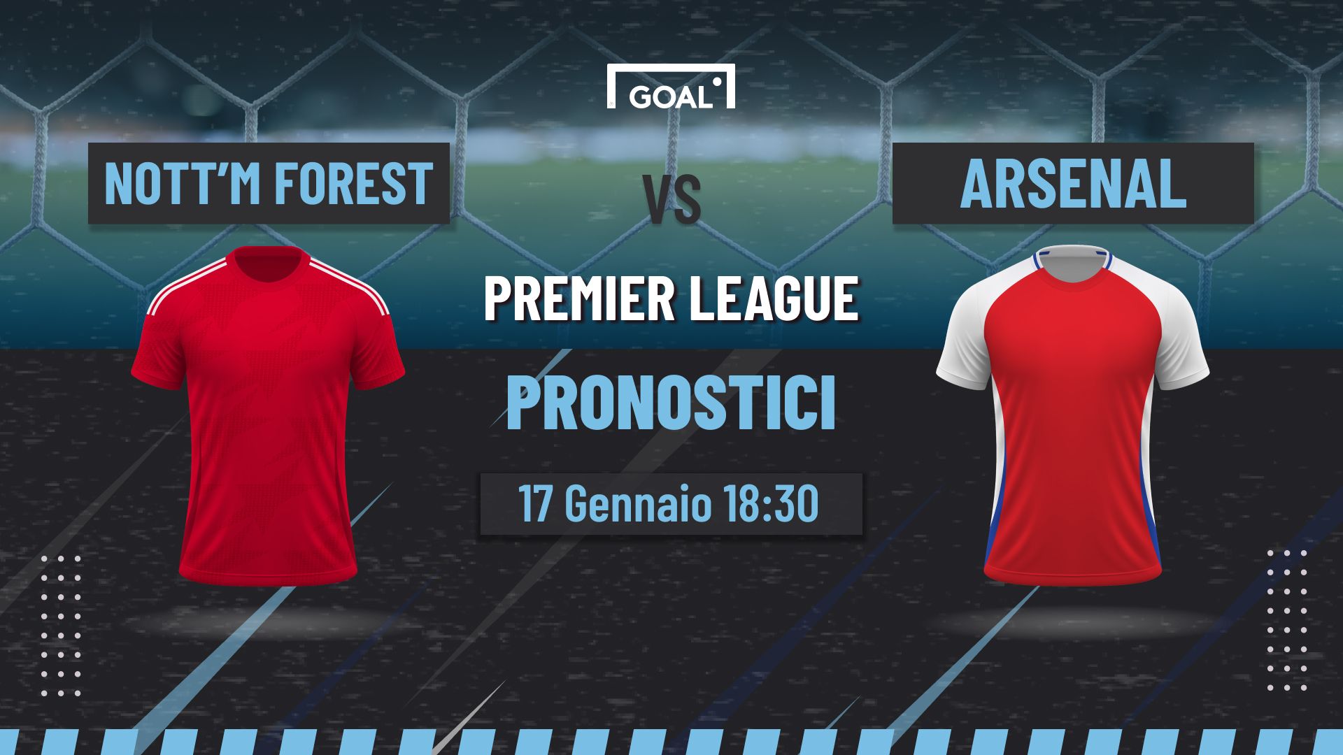 Pronostici Nottingham Forest - Arsenal