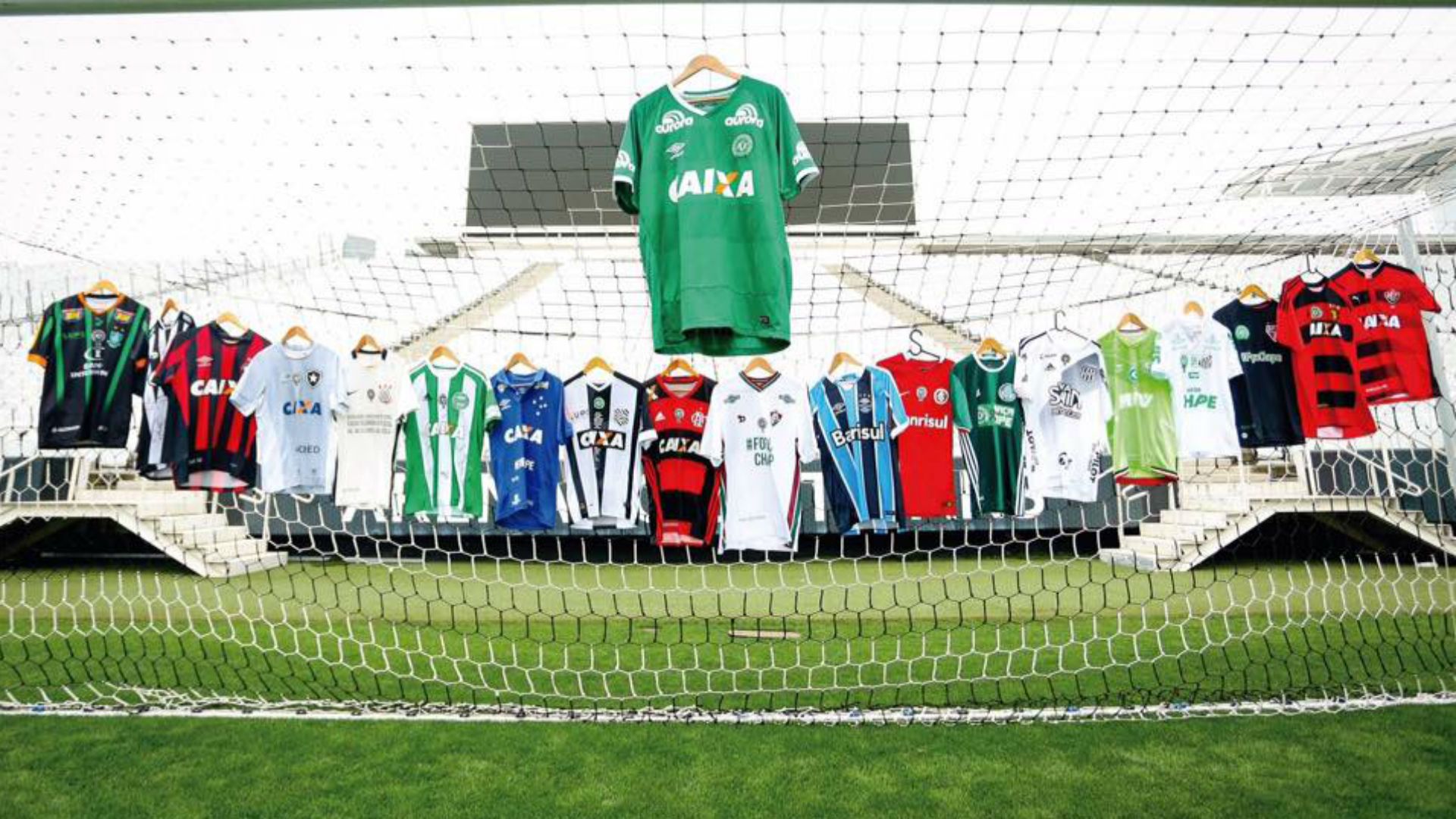 Camisas juntas pela Chapecoense 11 12 2016