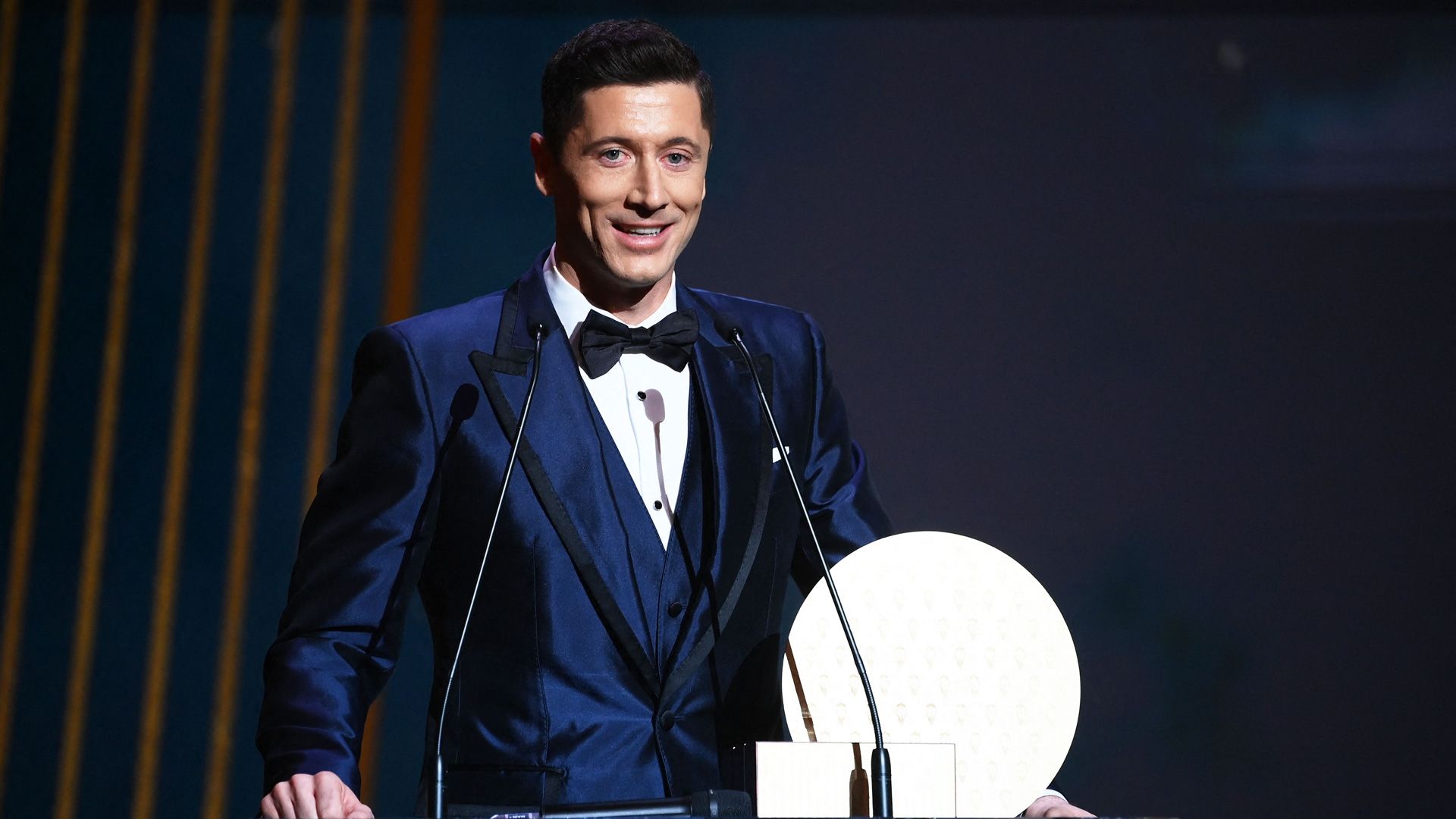 Robert Lewandowski Striker of the Year Ballon d'Or 2021