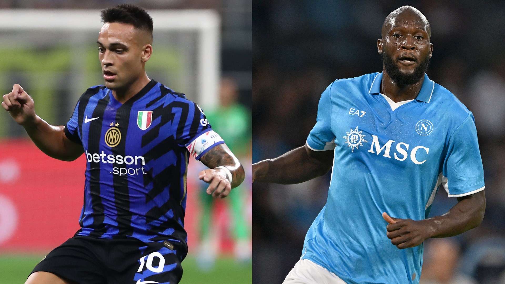 Lautaro Lukaku Inter Napoli