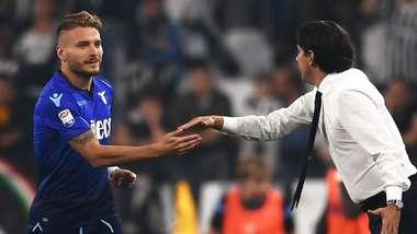 Ciro Immobile Simone Inzaghi Lazio 14102017