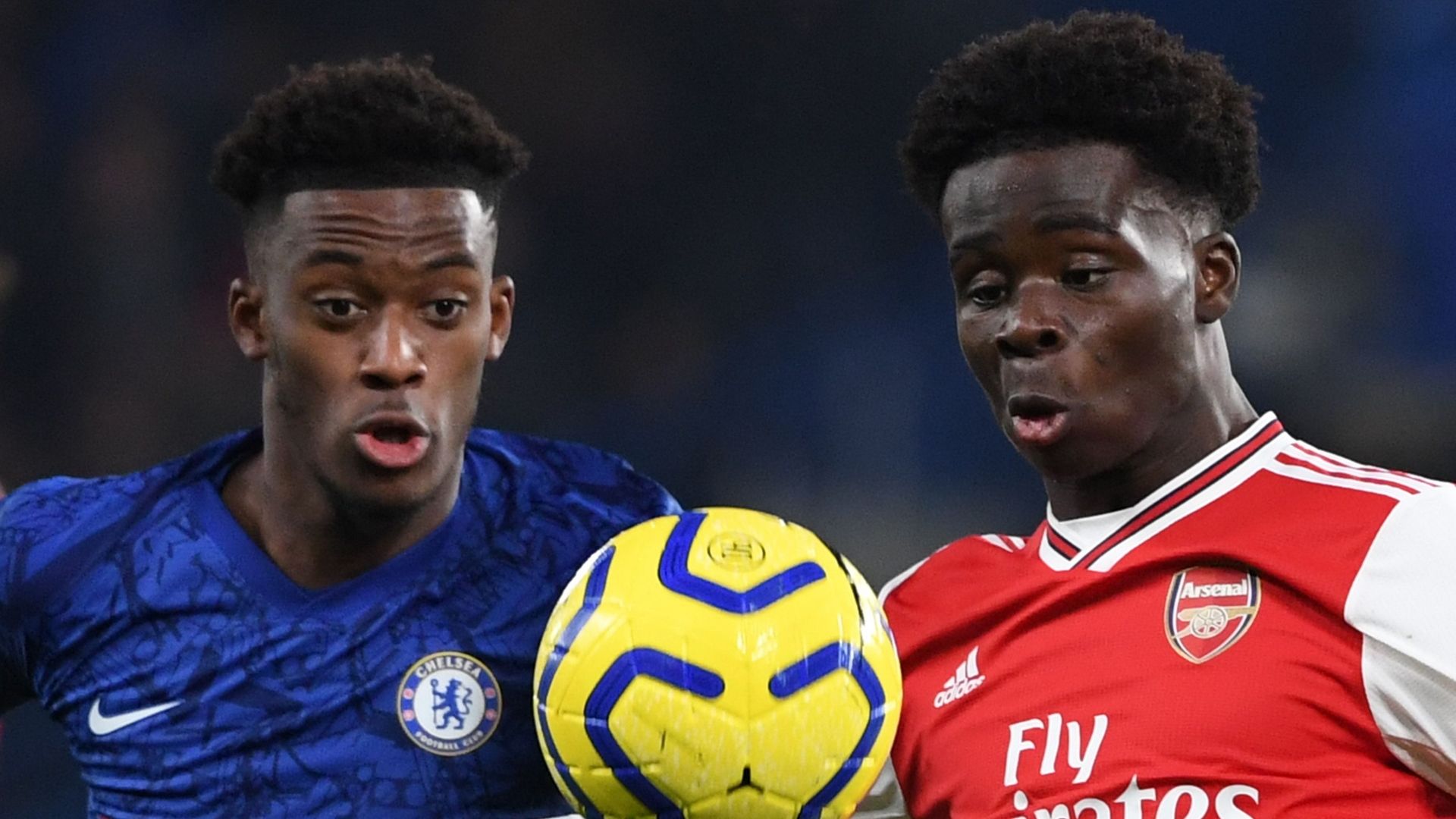 Tammy Abraham, Bukayo Saka, Chelsea vs Arsenal