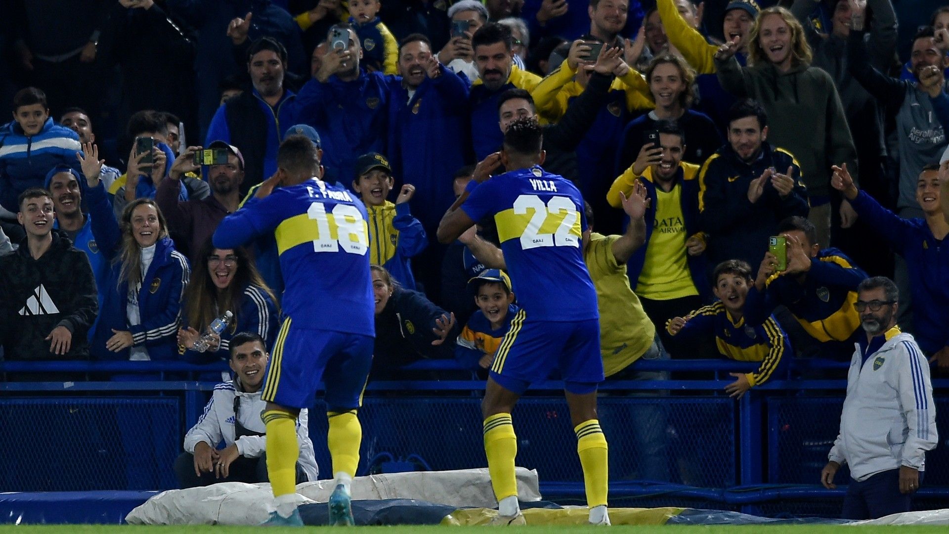 Sebastian Villa Frank Fabra Boca Defensa y Justicia Copa Liga Profesional 10052022