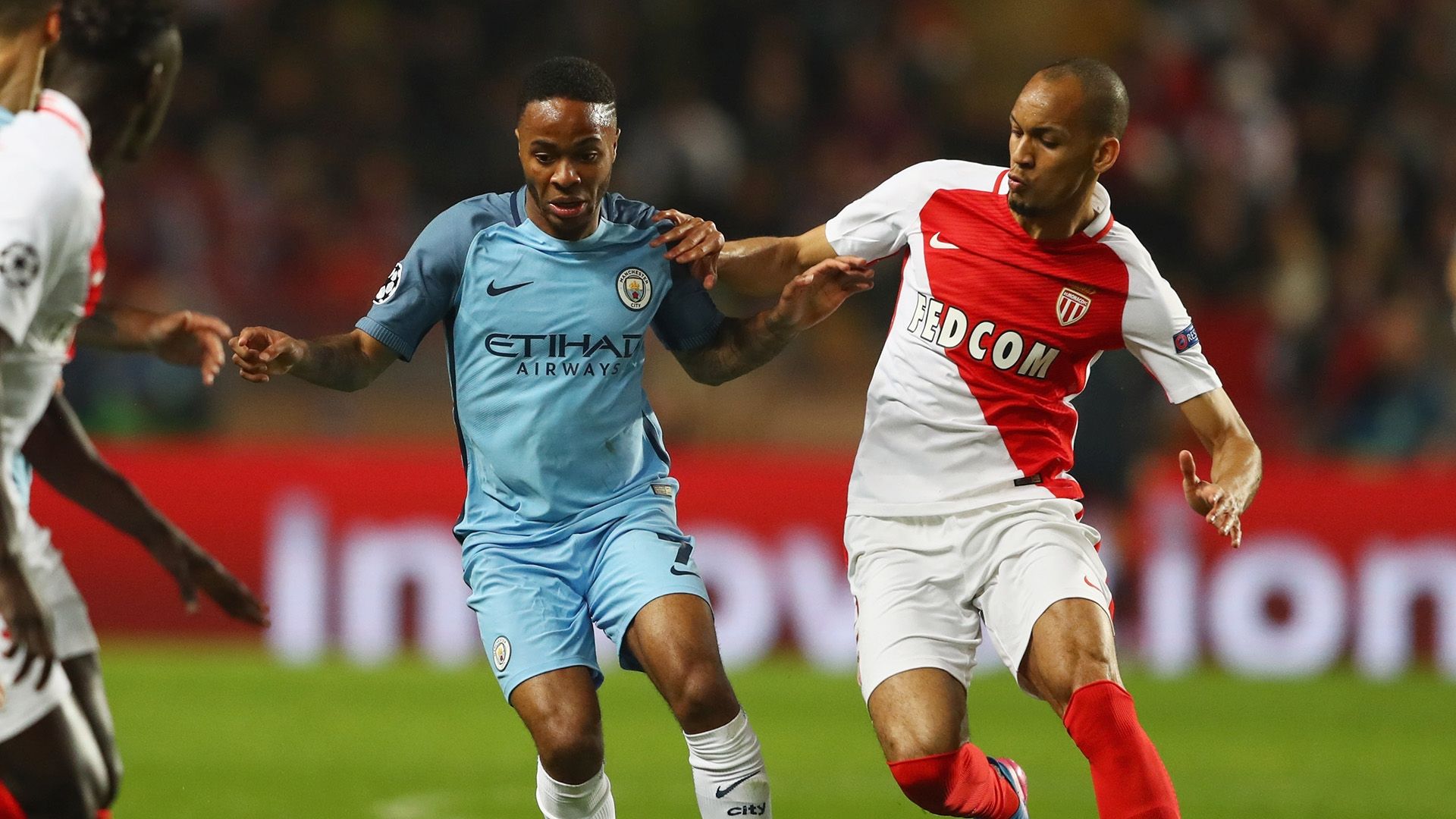 Fabinho Raheem Sterling Monaco Manchester City Champions League R16 15032017