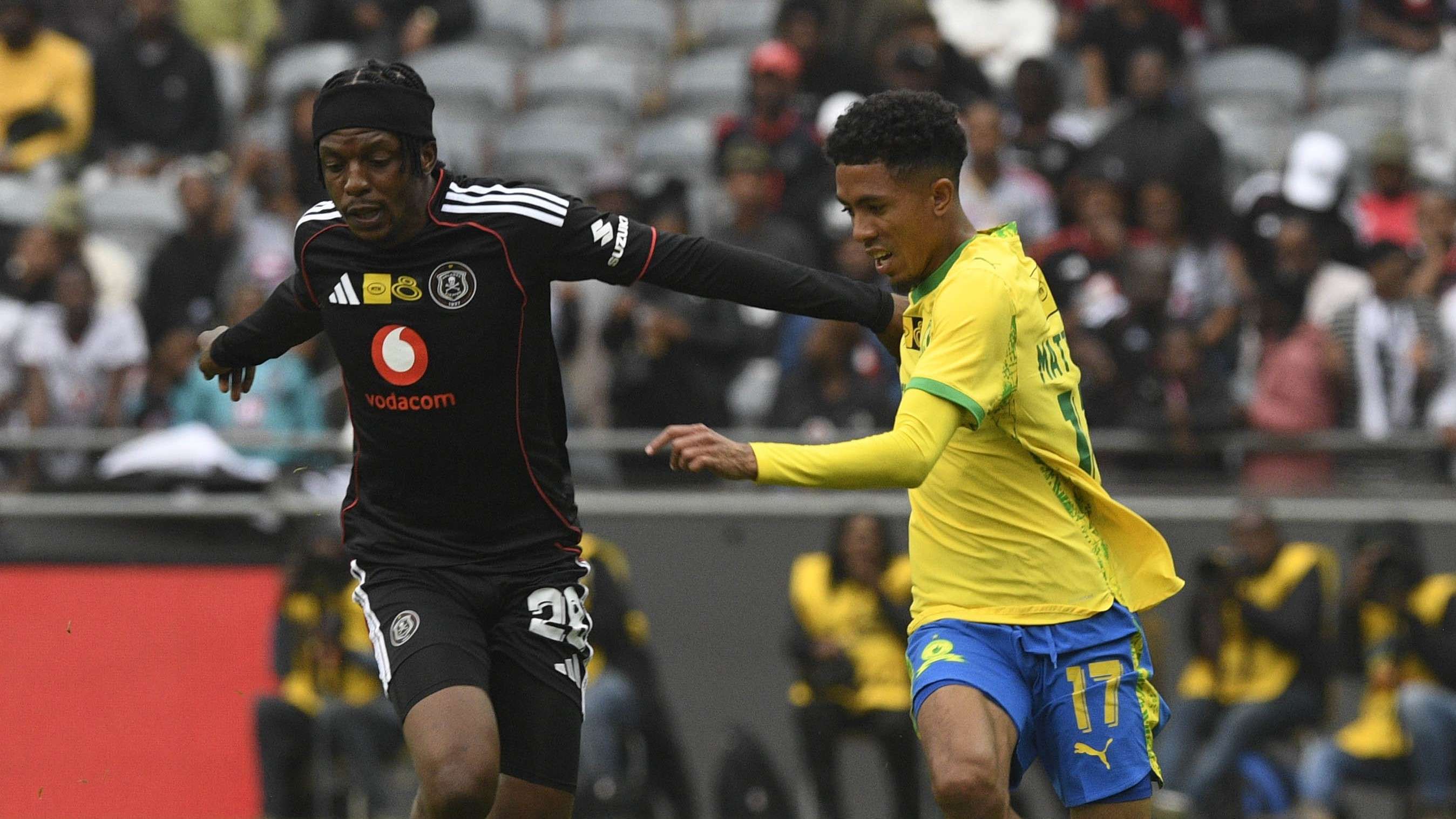 Patrick Masangwanyi, Orlando Pirates, Tashreeq Matthews, Mamelodi Sundowns August 2025