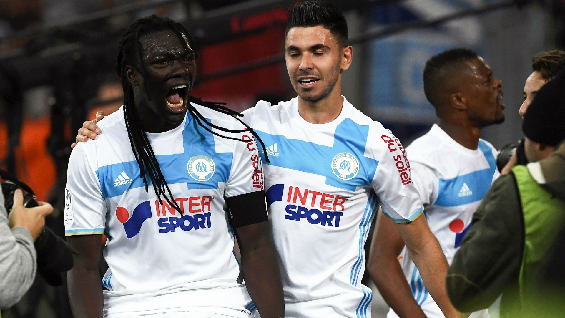 Bafetimbi Gomis Morgan Sanson Marseille Saint-Etienne Ligue 1 16042017