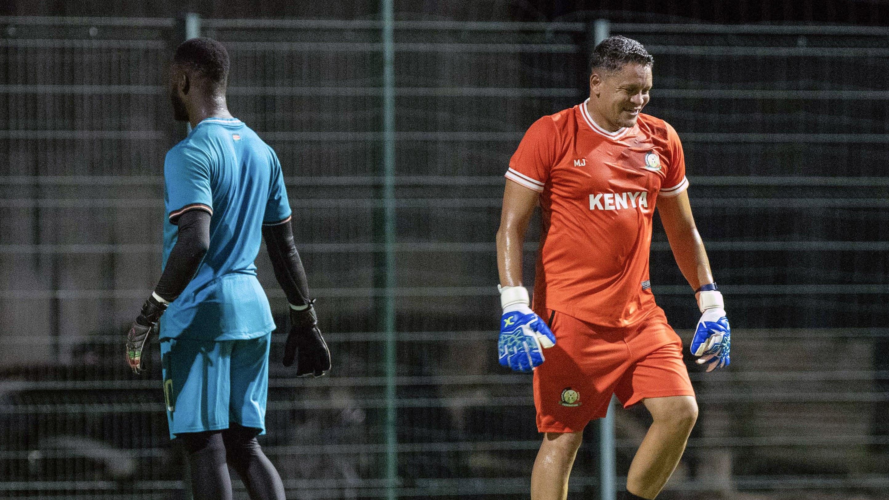 Harambee Stars' goalkeepers' coach Moeneeb Josephs