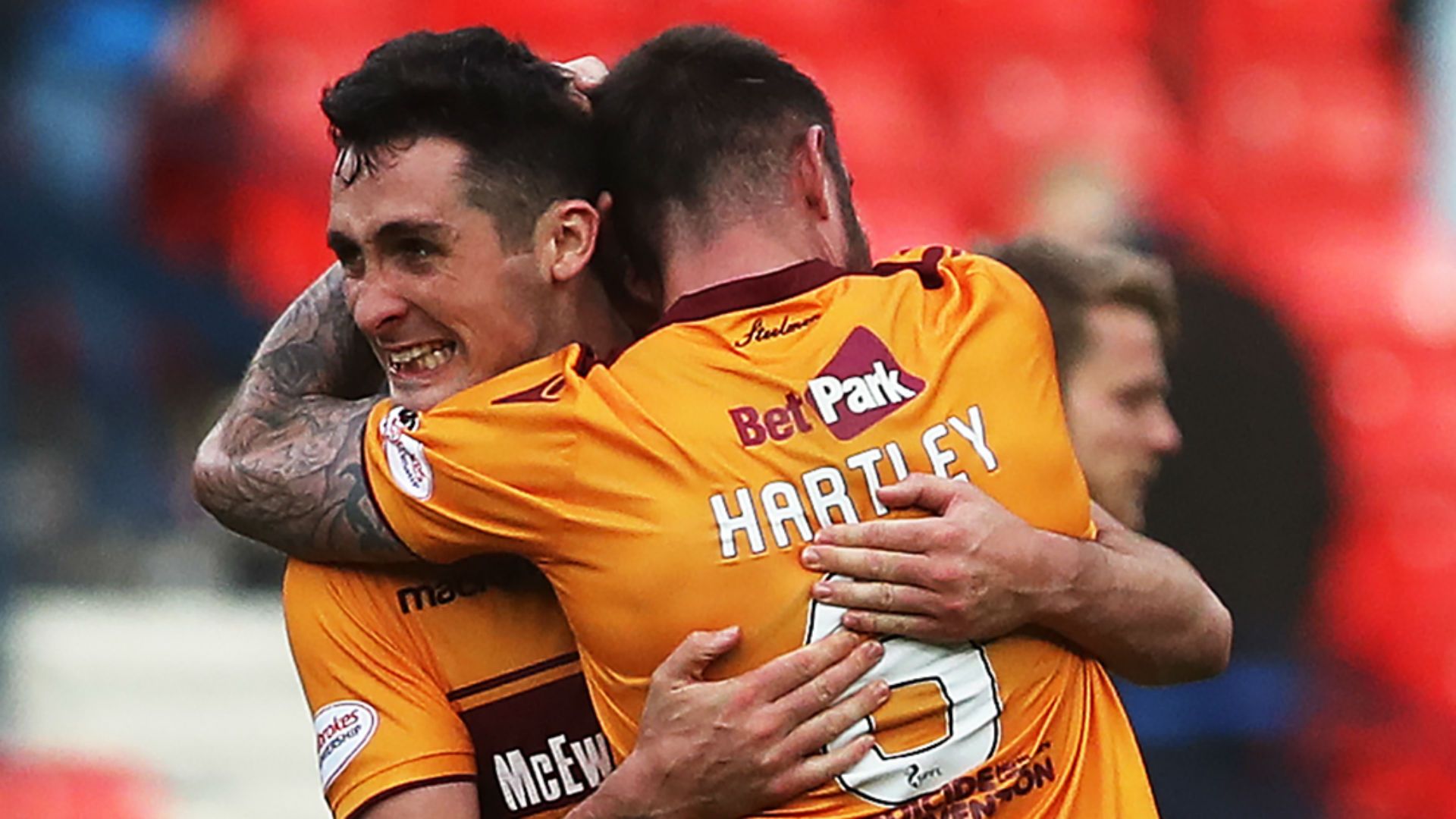 Carl McHugh Peter Hartley Motherwell