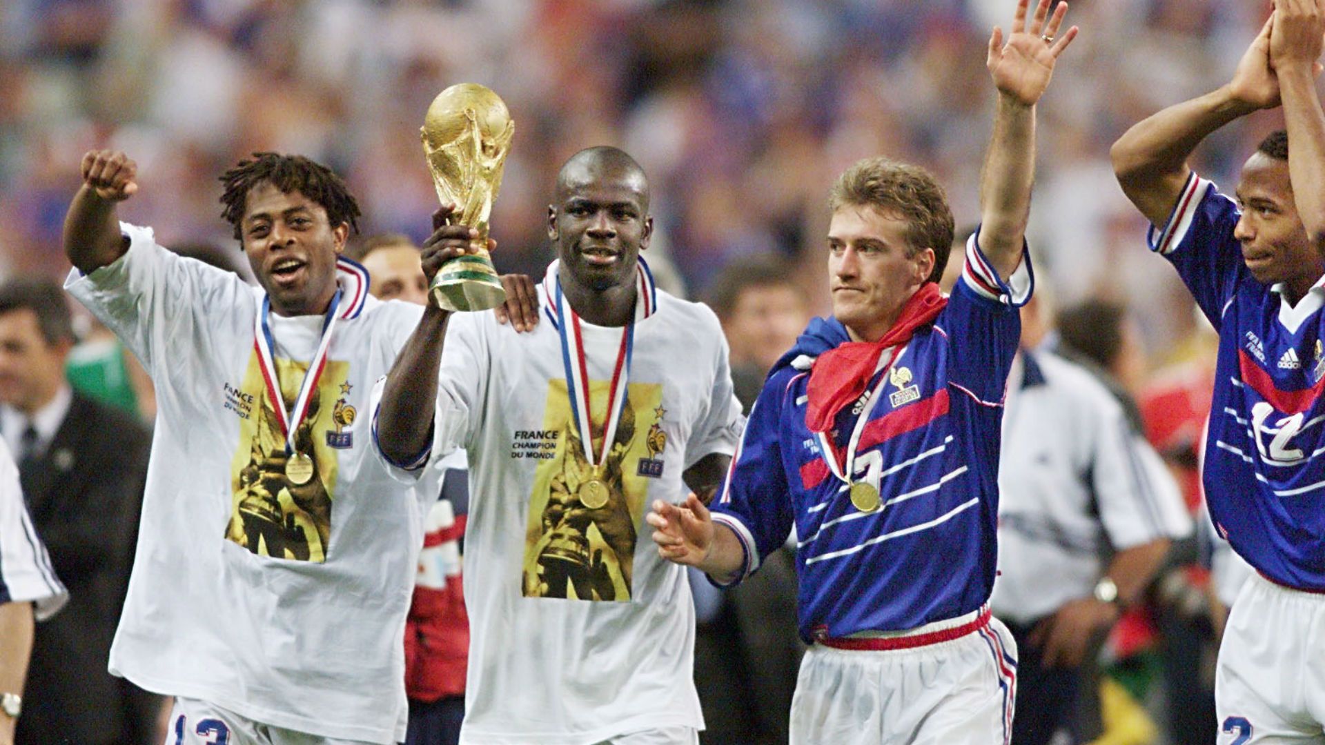 Lillian Thuram Didier Deschamps France World Cup 1998