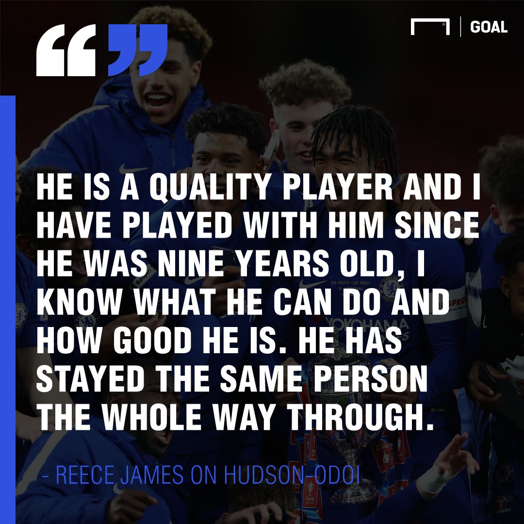 Reece James on Hudson-Odoi quote GFX