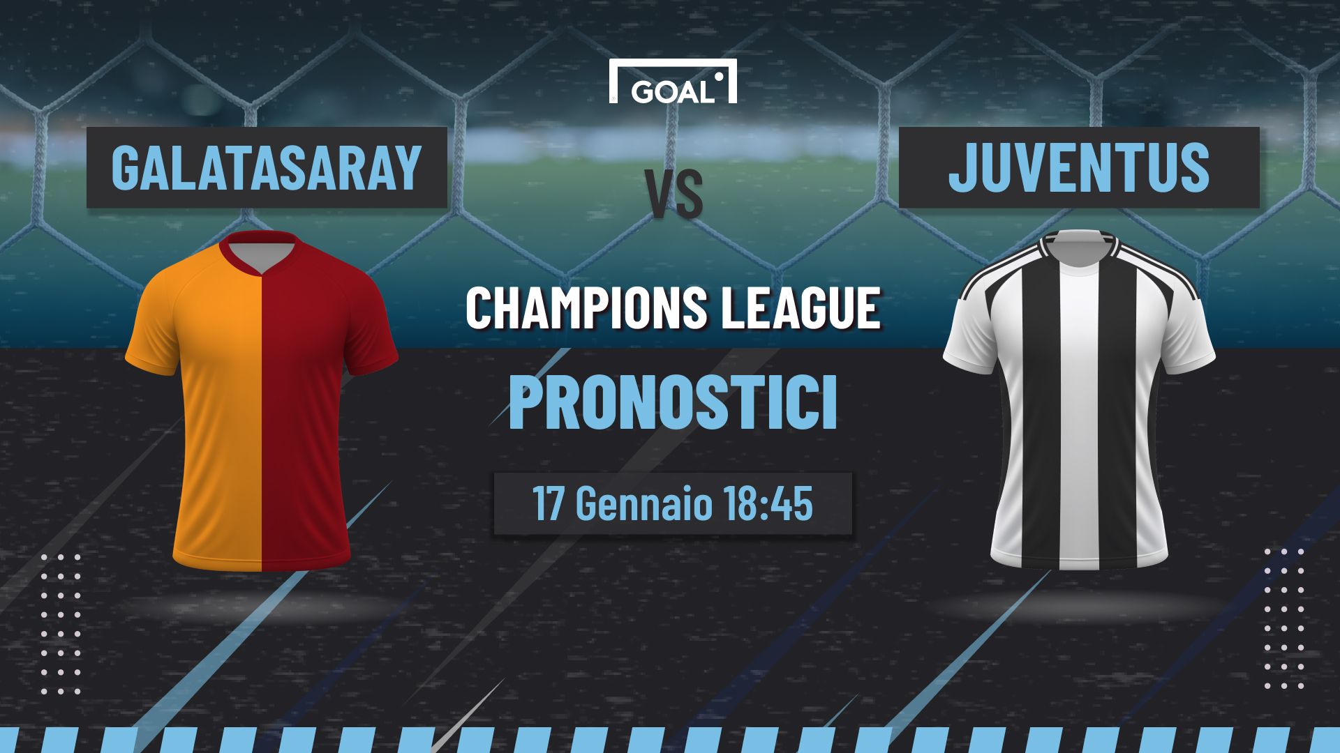 Pronostici Galatasaray - Juventus