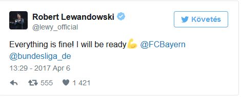Lewandowski twitter
