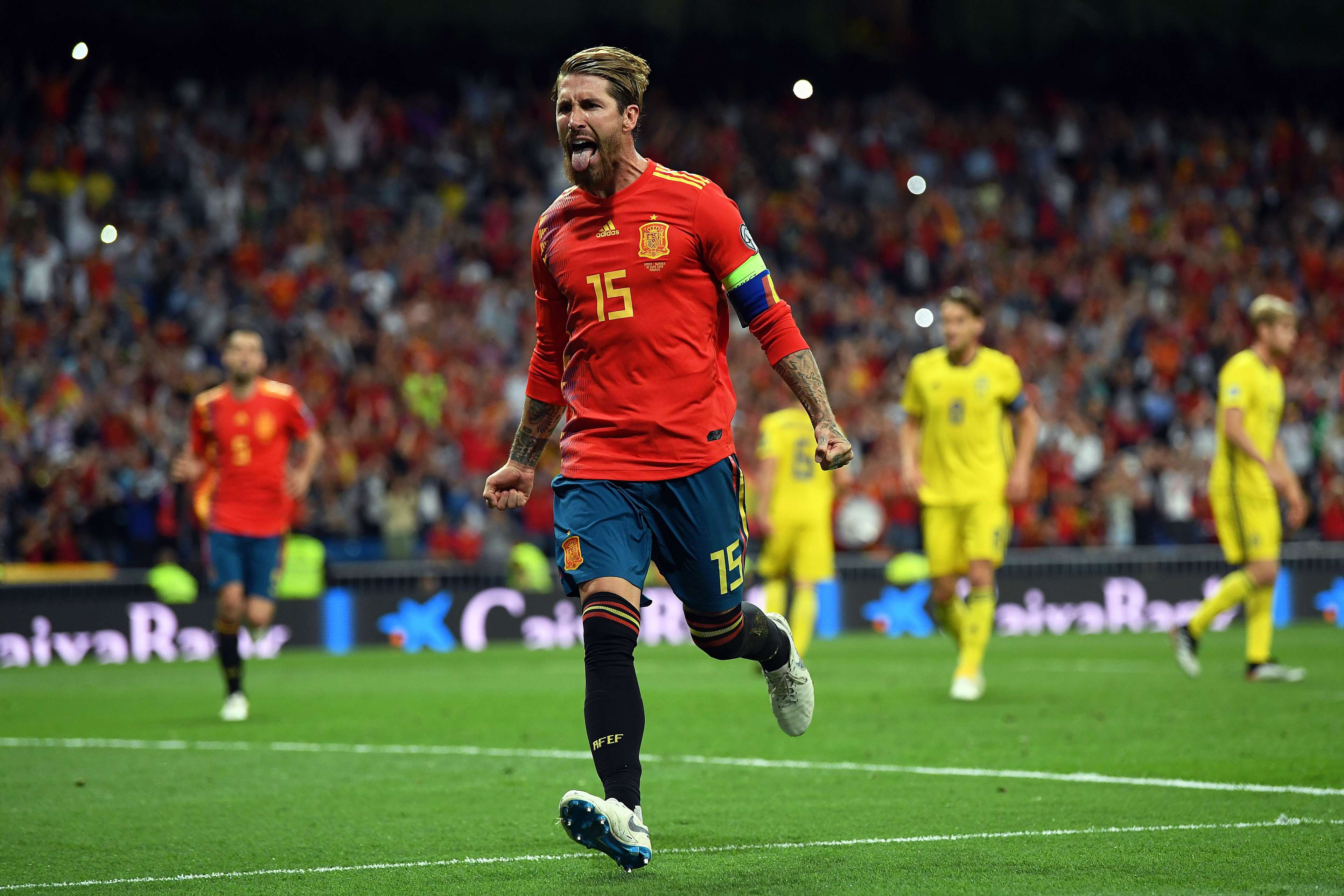Sergio Ramos España Suecia Clasificación Eurocopa 2020