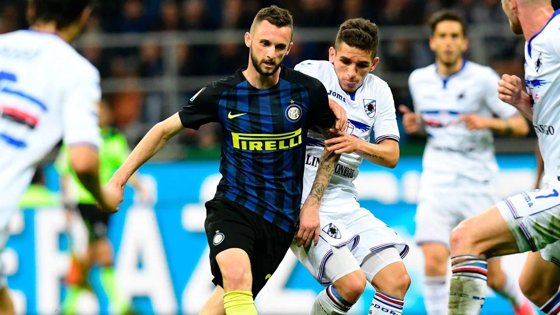 Brozovic Inter Sampdoria Serie A