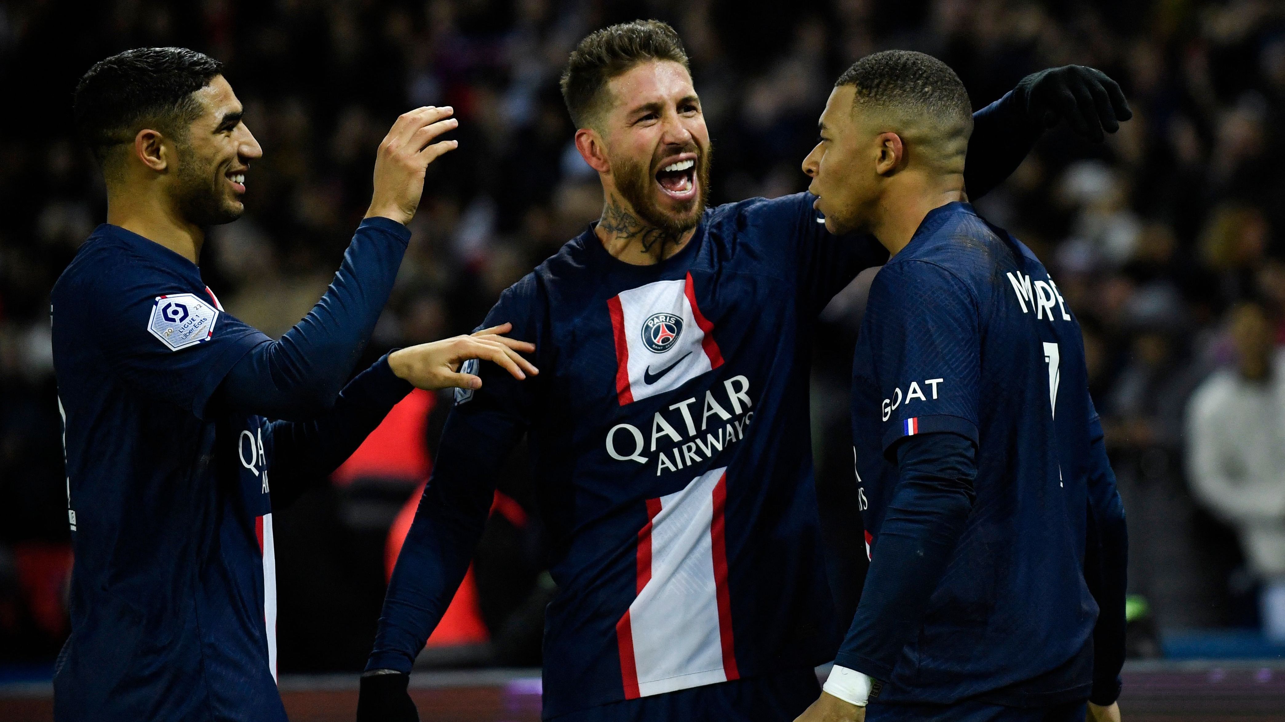 Sergio Ramos Kylian Mbappe