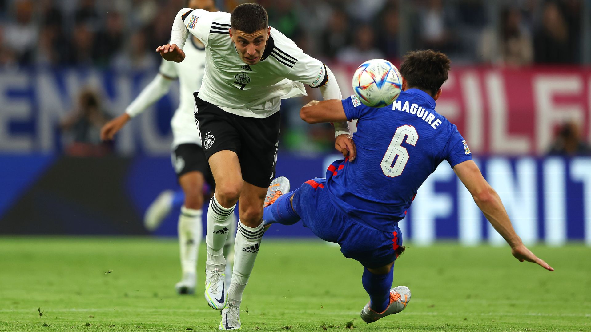 Allemagne Angleterre LDN Havertz duel Maguire
