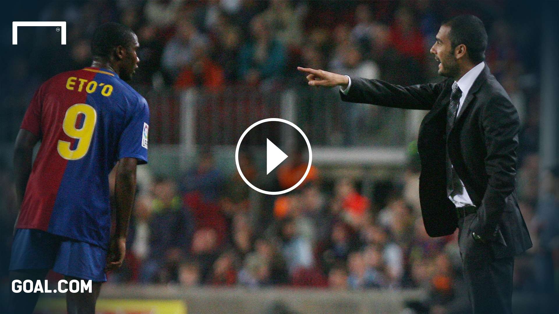GFX Pep Guardiola Samuel Eto'o