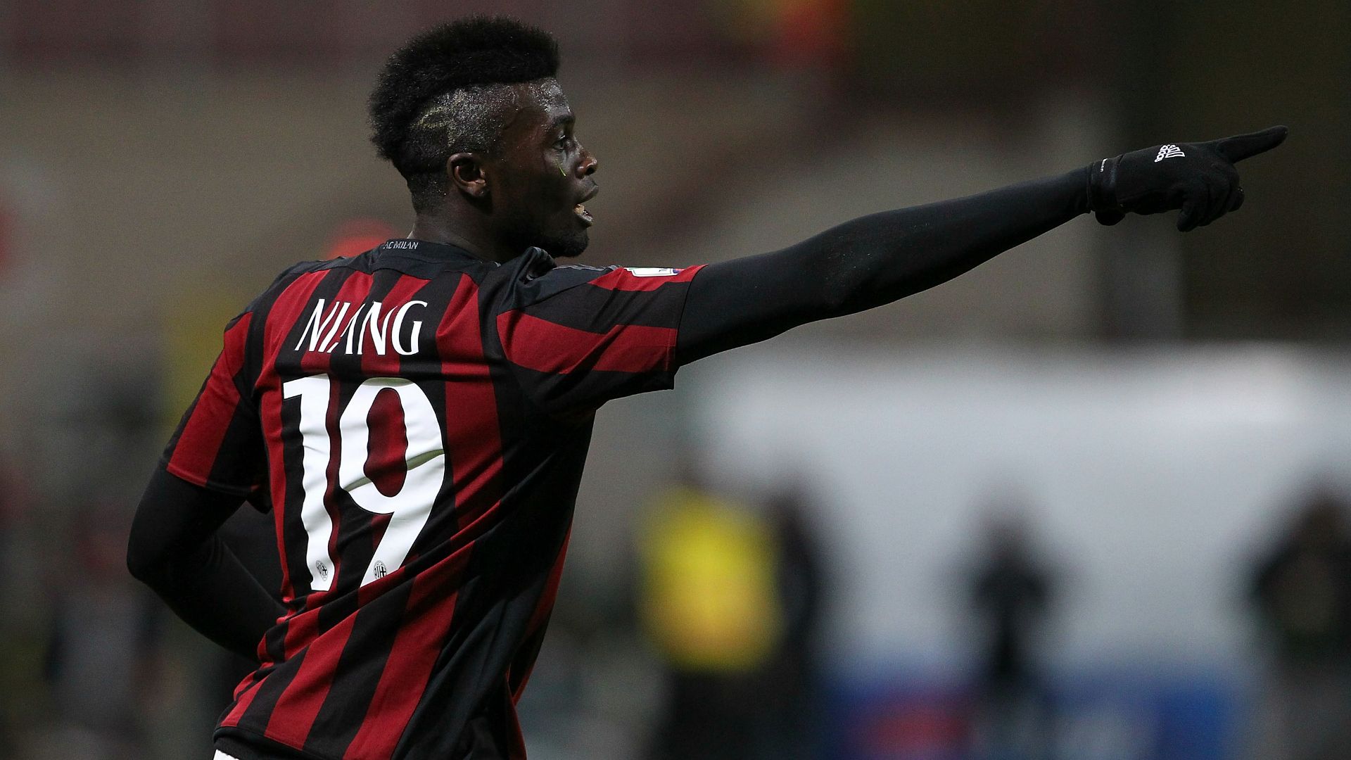 M'Baye Niang celebrates Milan Carpi Coppa Italia 13012016
