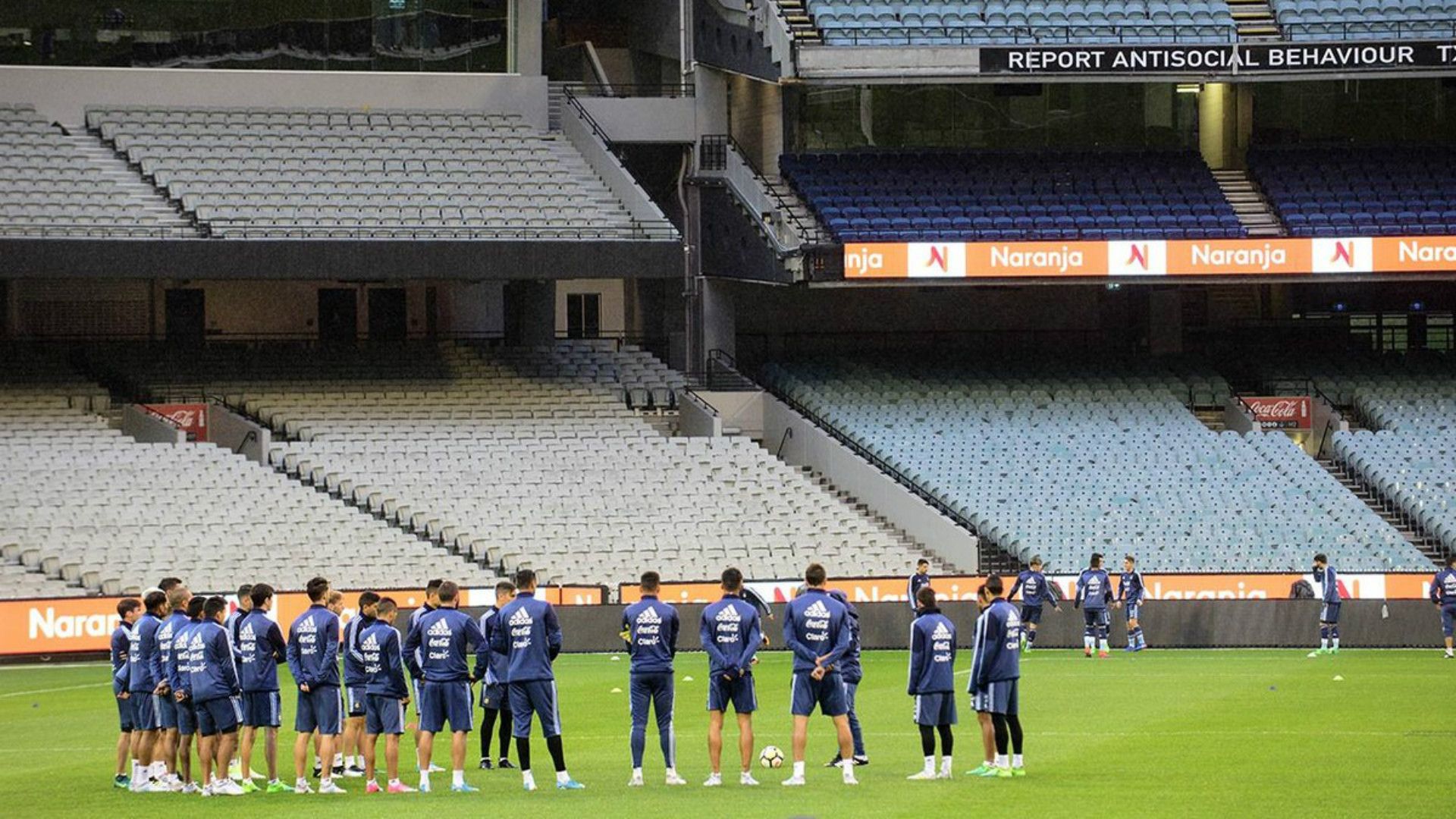 Argentina Training Melbourne 08062017