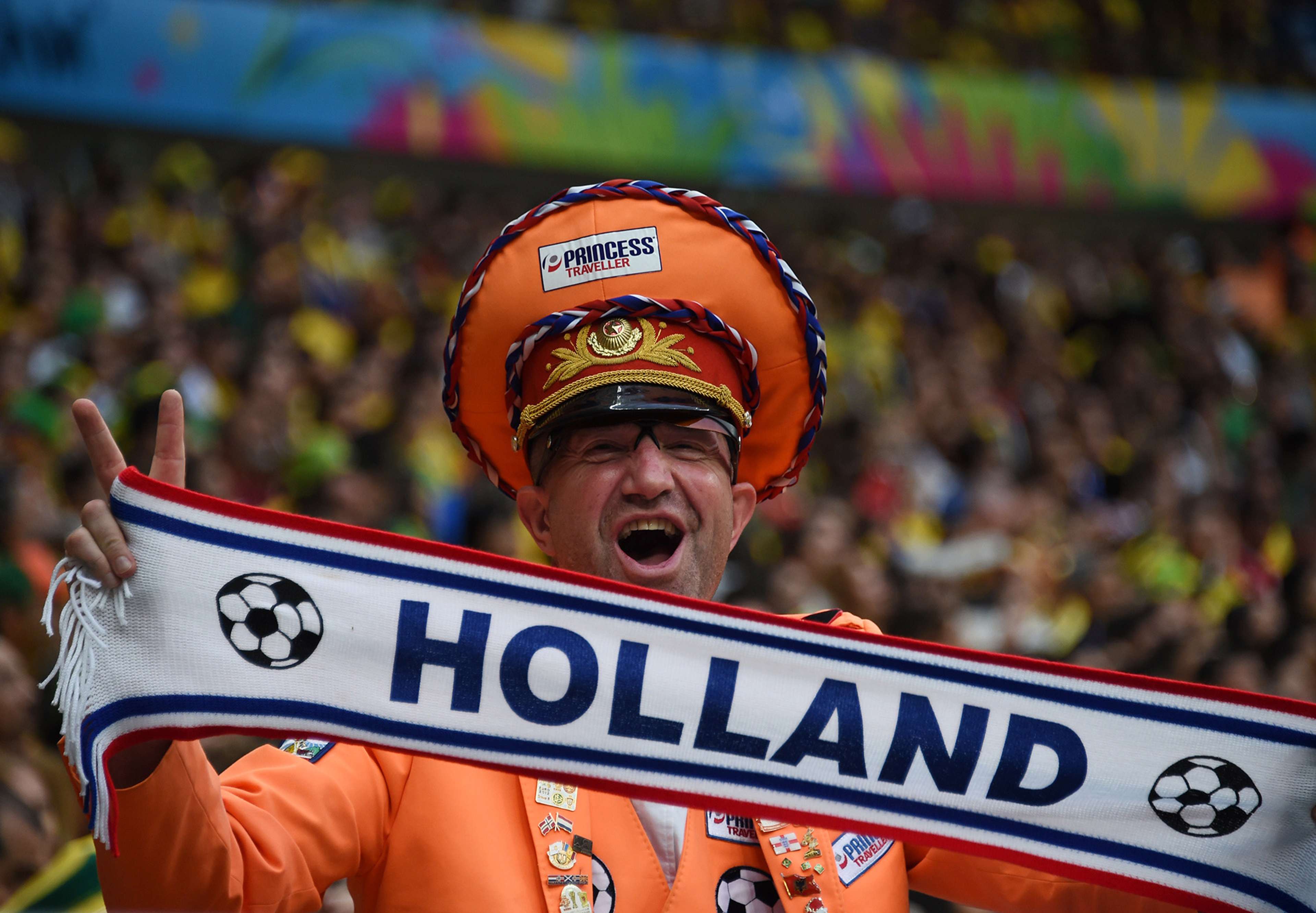 Netherlands fan Brazil Netherlands 2014 World Cup third-place playoffBrazil Netherlands 2014 World Cup third-place playoff