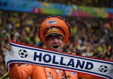 Netherlands fan Brazil Netherlands 2014 World Cup third-place playoffBrazil Netherlands 2014 World Cup third-place playoff