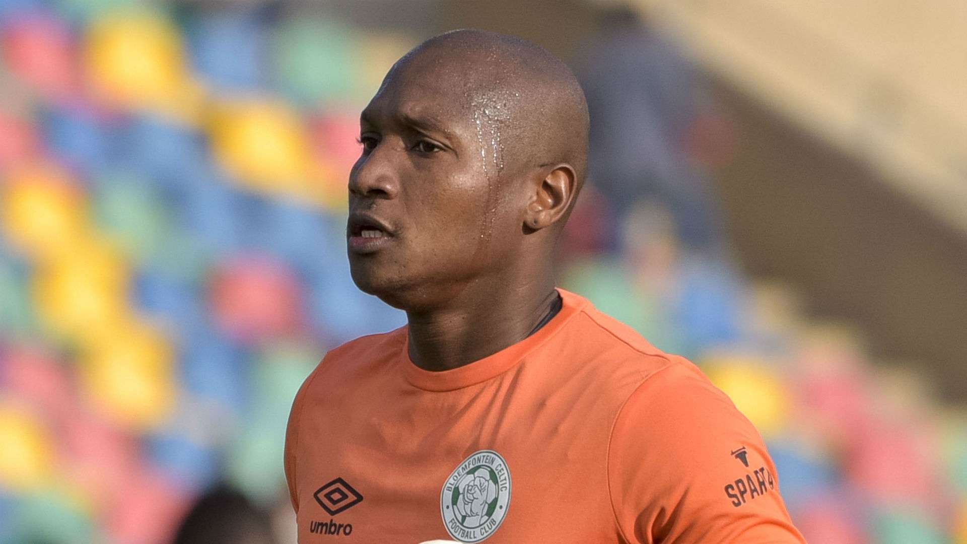 Jackson Mabokgwane of Bloemfontein Celtic, August 2019