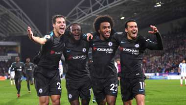 Cesar Azpilicueta Victor Moses Willian Pedro Chelsea