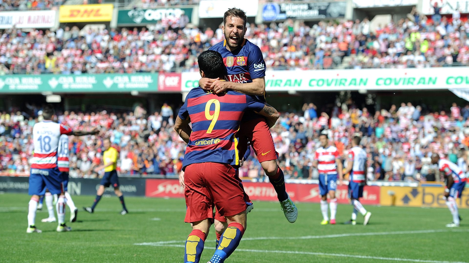 Luis Suarez Jordi Alba Granada Barcelona 14052016