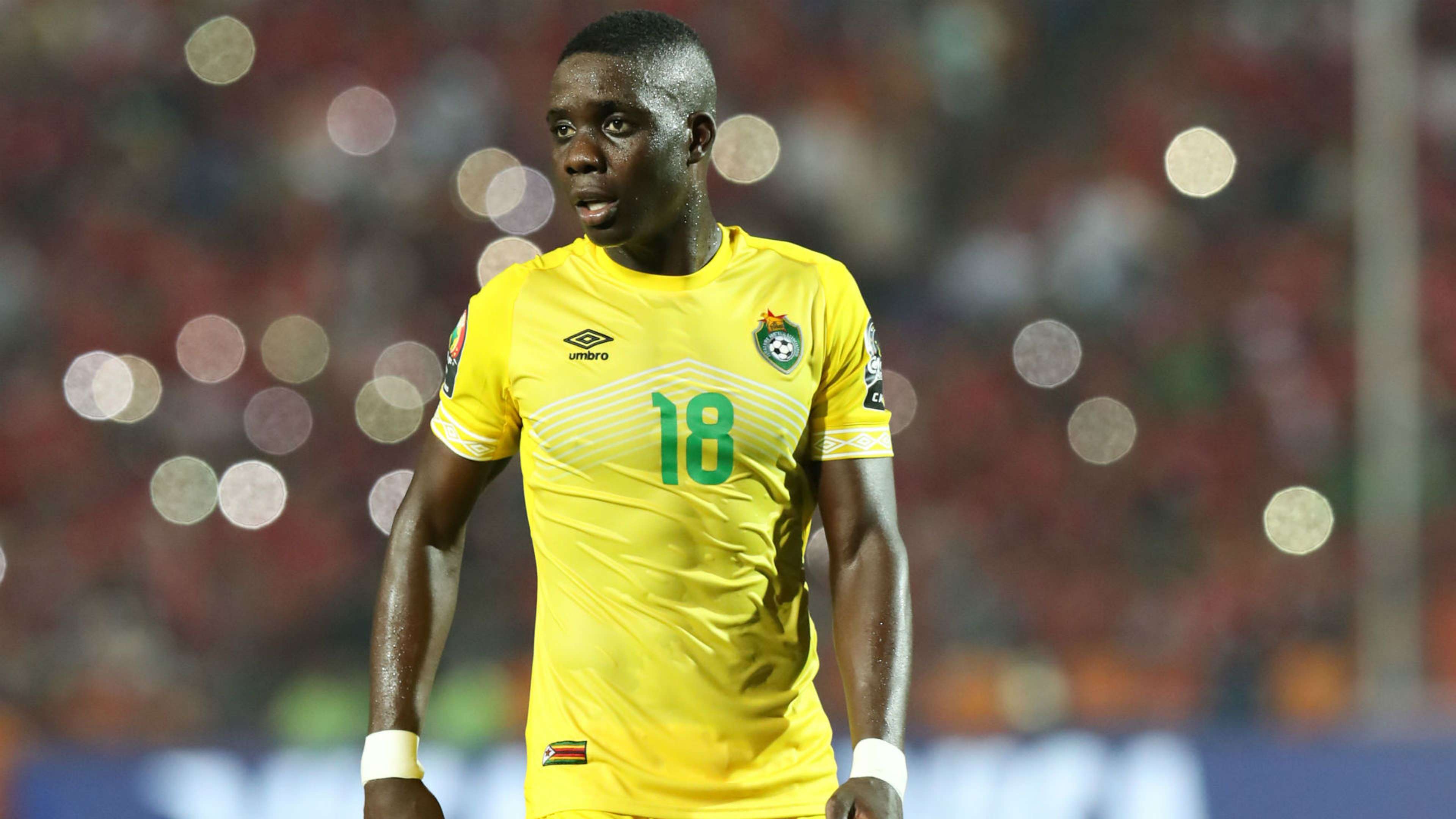 Marvellous Nakamba of Zimbabwe during the 2019 Africa Cup of Nations.
