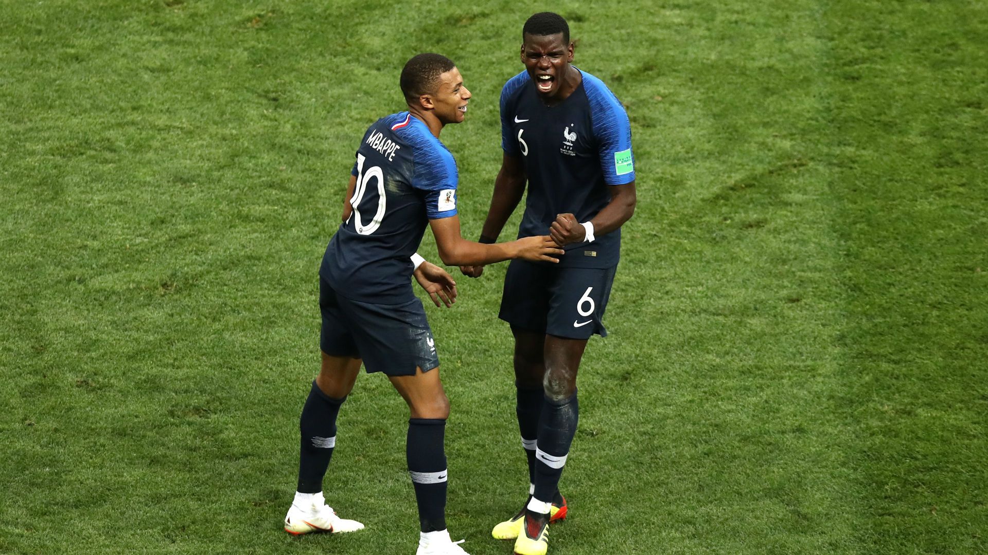 france croatia - kylian mbappe paul pogba - world cup final - 15072018