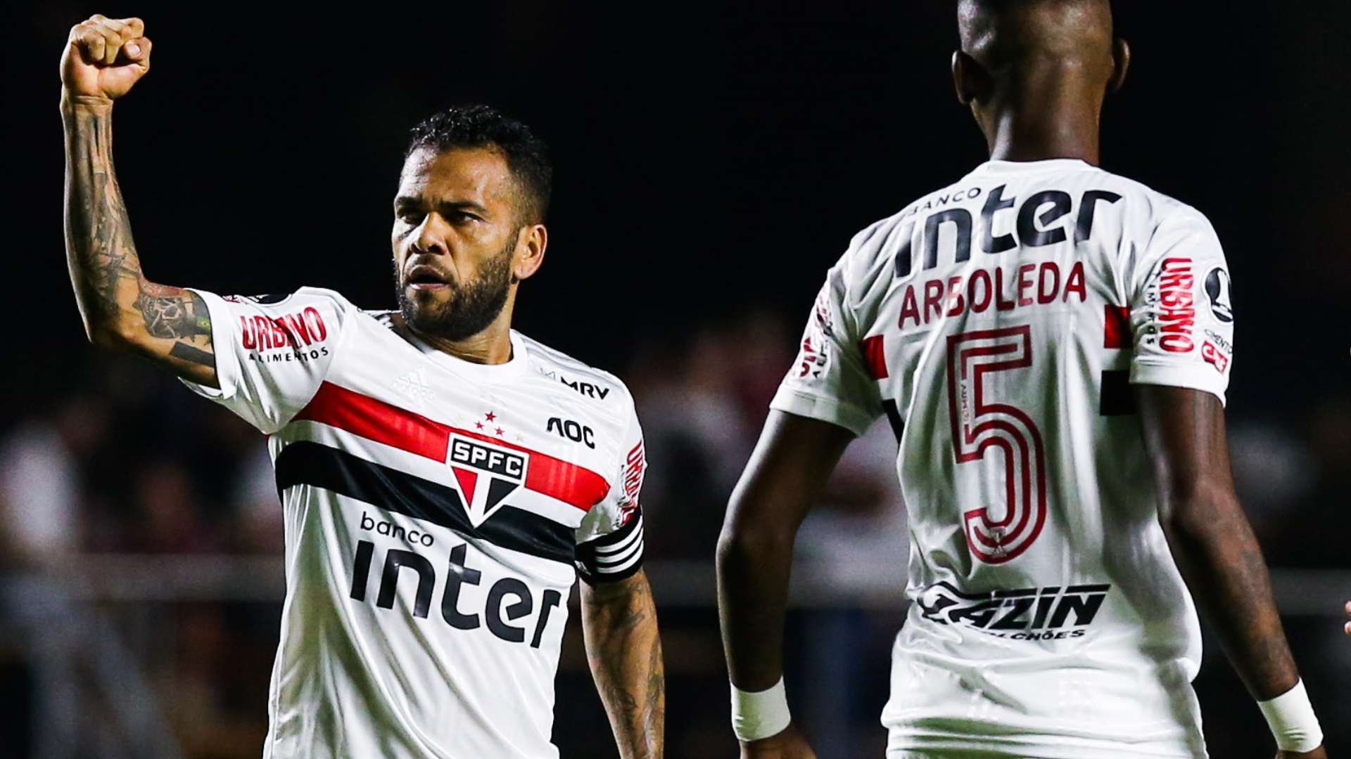 Daniel Alves São Paulo LDU Libertadores 11 03 2020