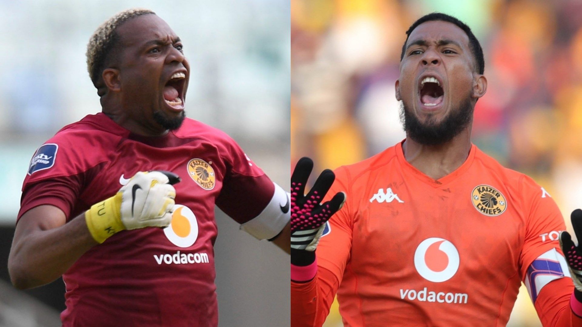 Itumeleng Khune and Brandon Petersen, Kaizer Chiefs
