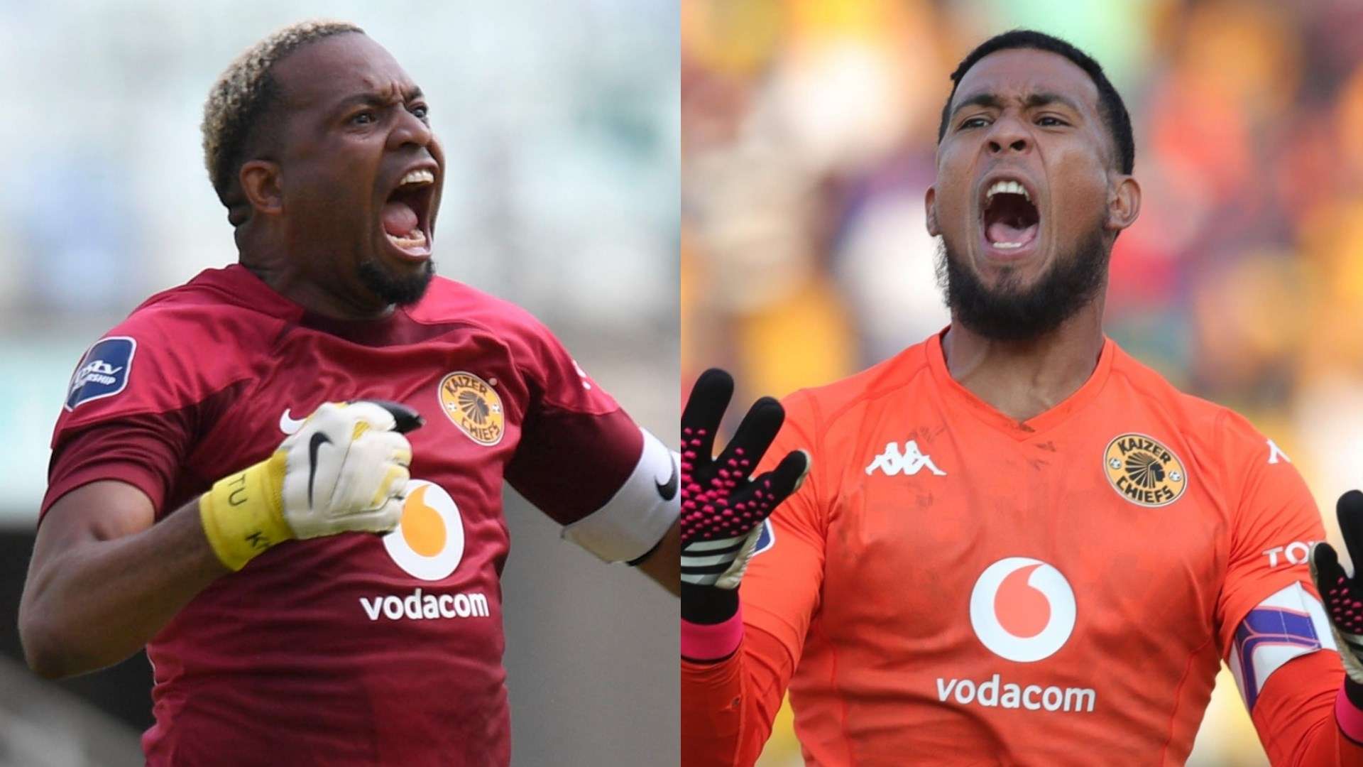 Itumeleng Khune and Brandon Petersen, Kaizer Chiefs