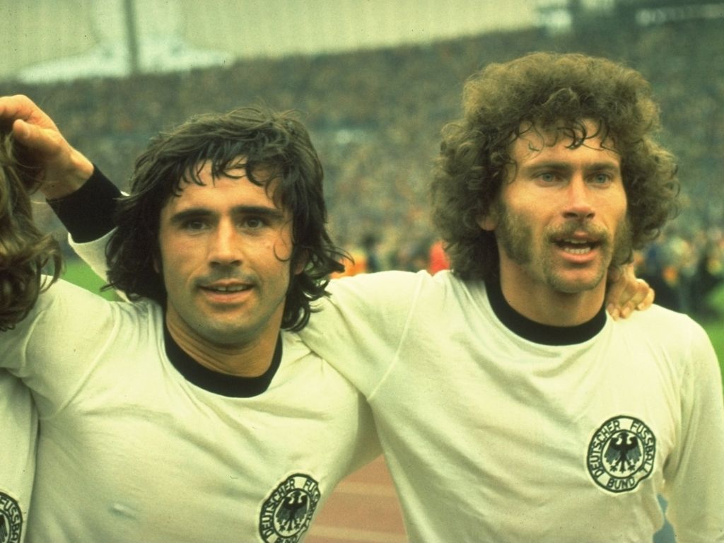 Gerd Muller, Paul Breitner, West Germany, World Cup 1974