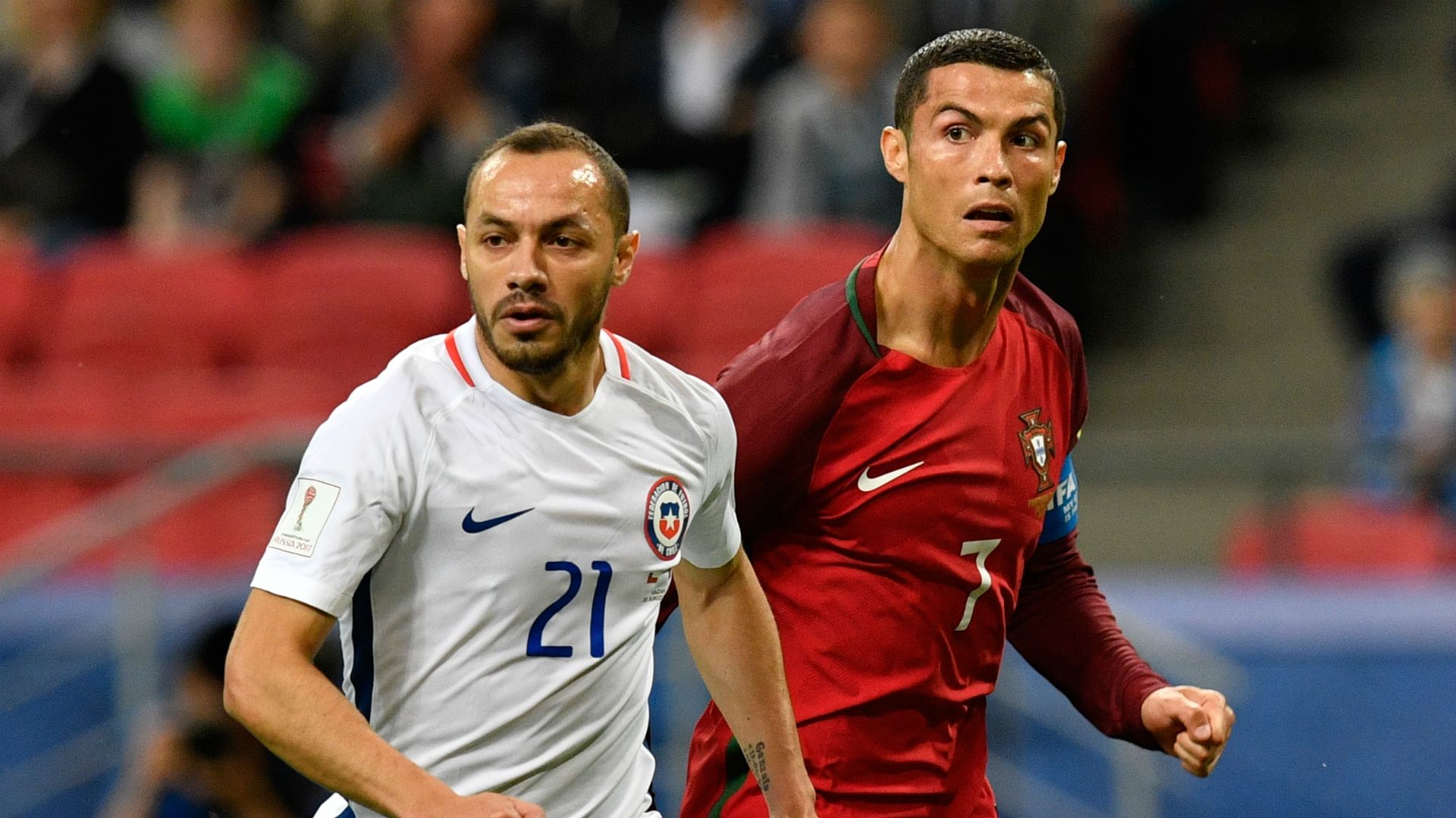 Marcelo Diaz Cristiano Ronaldo Chile Portugal