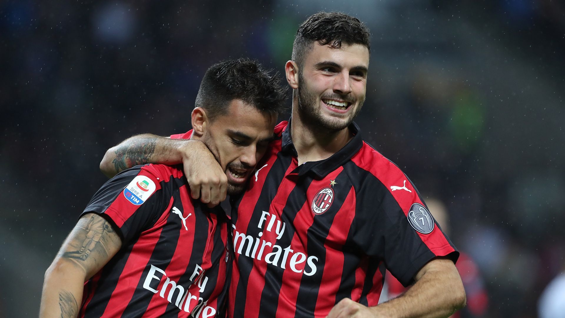 Suso Patrick Cutrone Milan Genoa Serie A