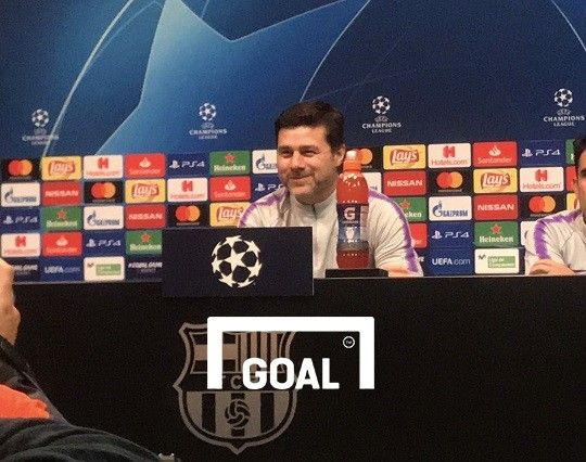 (2018/19시즌 UEFA챔피언스리그 조별예선 최종전을 앞두고 기자회견 중인 포체티노 감독. 사진=이하영 기자)