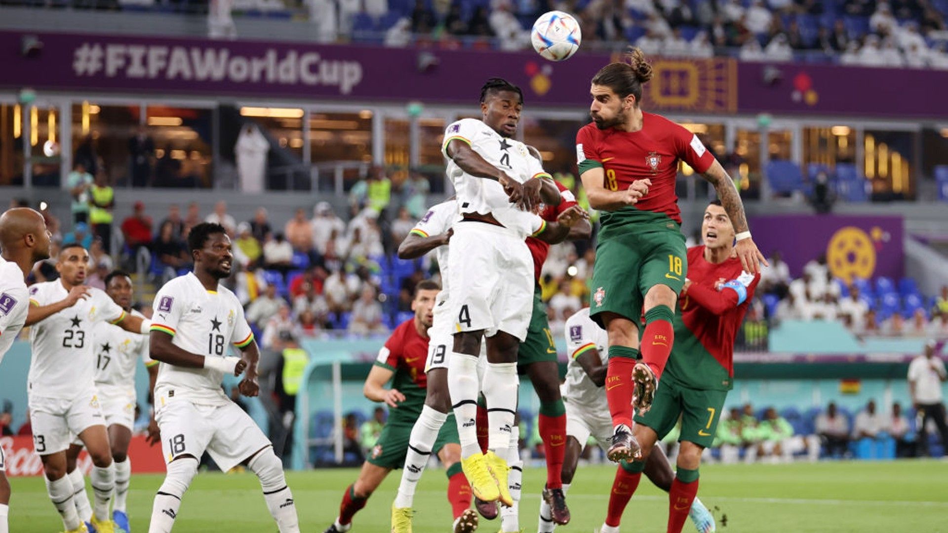 Mohammed Salisu against Portugal.