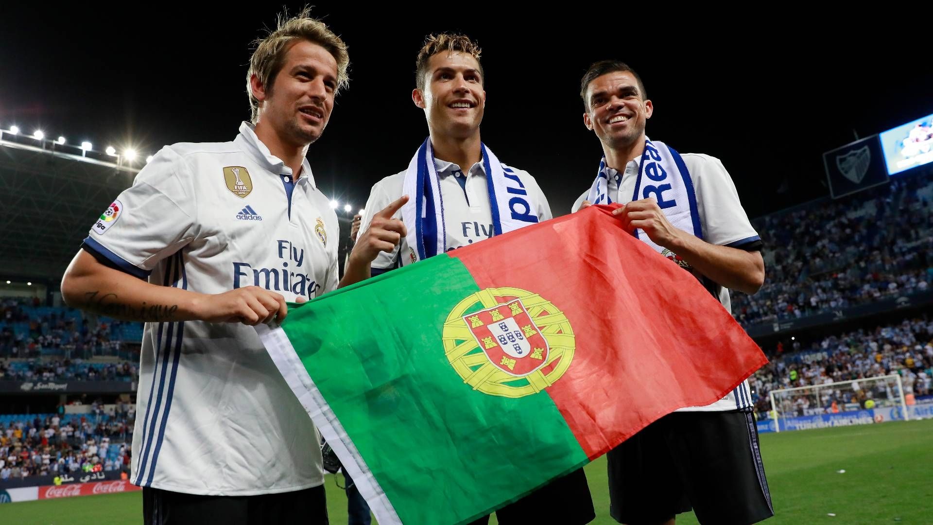 Fabio Coentrao Cristiano Ronaldo Pepe Real Madrid 2017