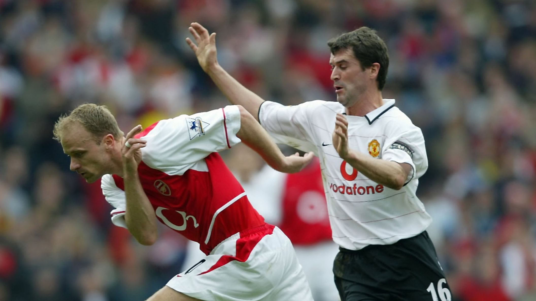 Dennis Bergkamp Arsenal Roy Keane Manchester United