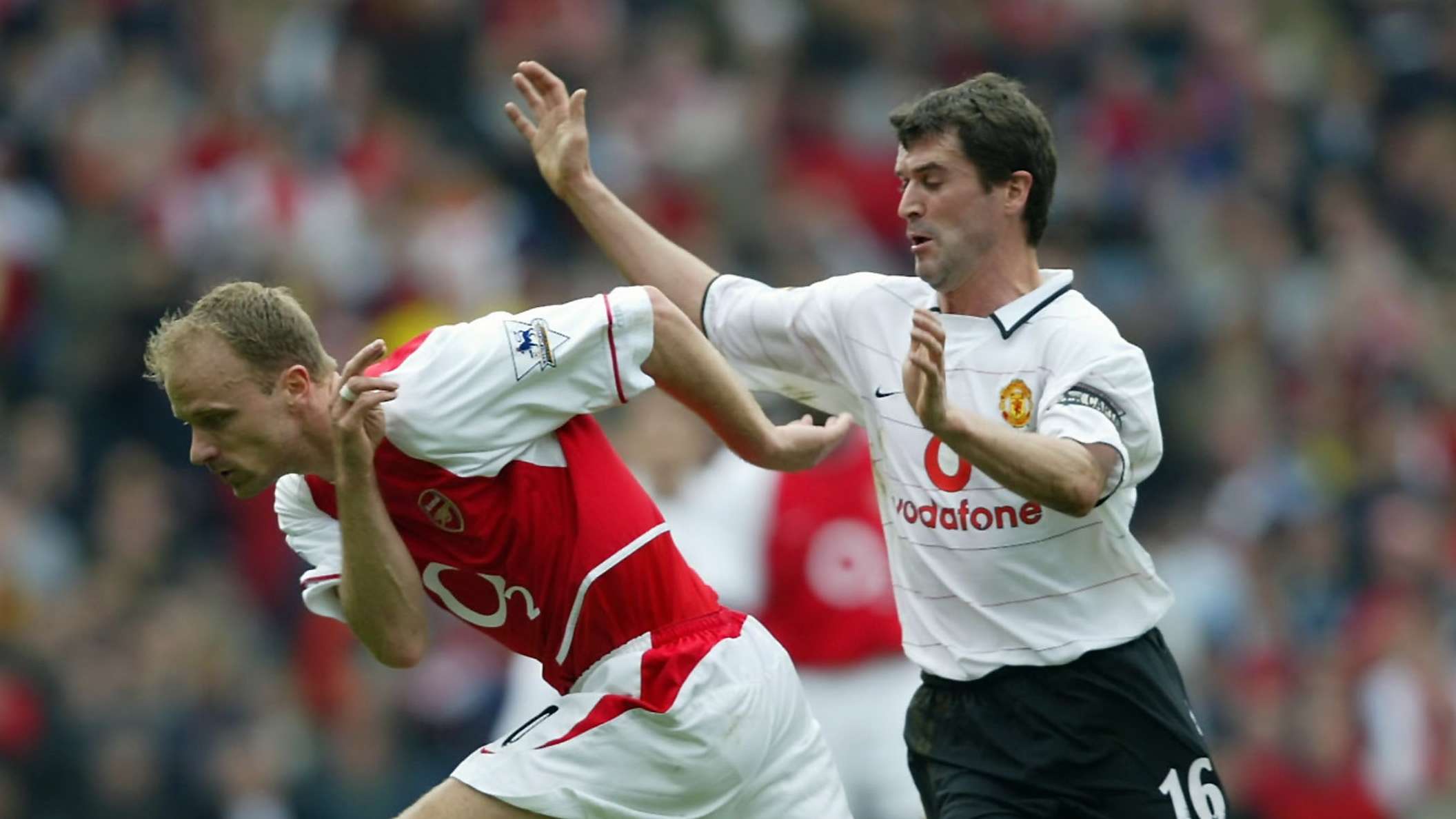 Dennis Bergkamp Arsenal Roy Keane Manchester United