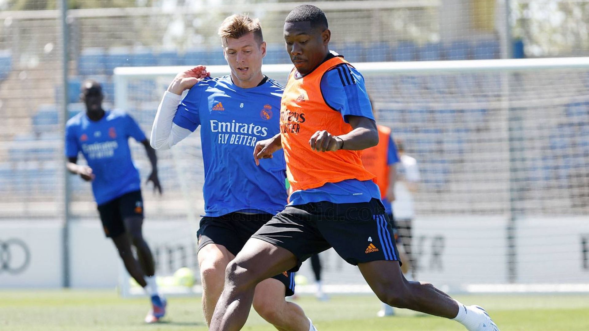 Alaba Kroos Real Madrid entrenamiento